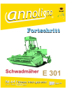 Fortschritt Landmaschinen Schwadmäher Typ E 301  Bild- Bedienungsanleitung & Wartungsanleitung - annoligno 641